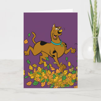 Scooby-Doo-Erntedank-Blätter Feiertagskarte