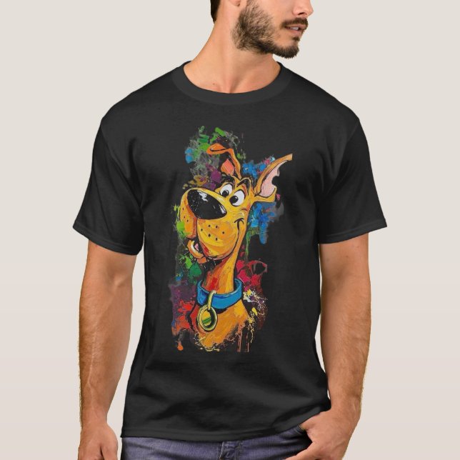 Scooby-Doo farbenfrohe Unisex-Kleidung T-Shirt (Vorderseite)