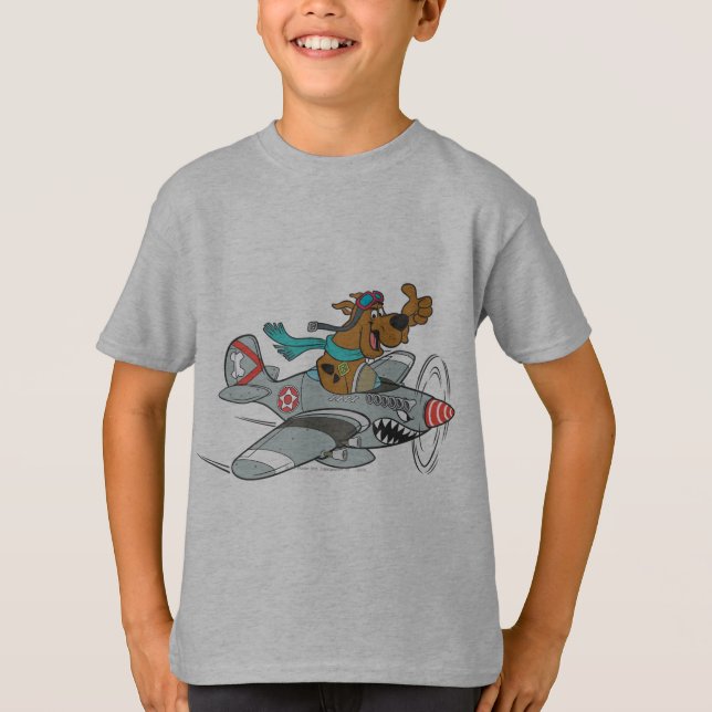 Scooby-Doo Flying-Flugzeug T-Shirt (Vorderseite)
