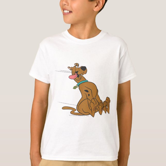 Scooby-Doo-Folie mit Zungenausschnitt T-Shirt (Vorderseite)