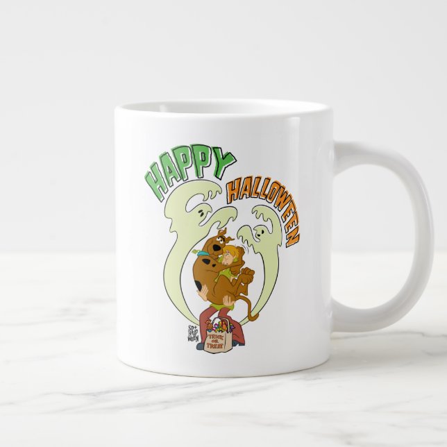 Scooby-Doo | Frohe Halloween Jumbo-Tasse (Rechts)
