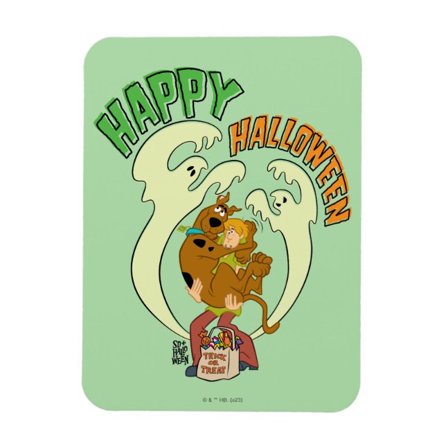 Scooby-Doo | Frohe Halloween Magnet (Vertikal)