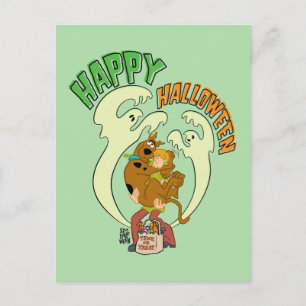 Scooby-Doo   Frohe Halloween Postkarte