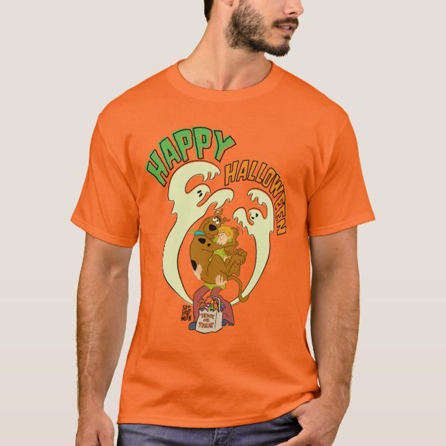 Scooby-Doo | Frohe Halloween T-Shirt (Vorderseite)