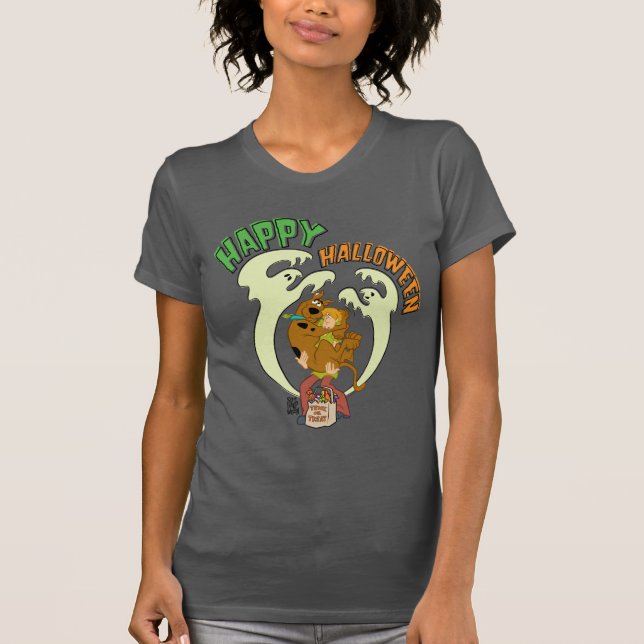 Scooby-Doo | Frohe Halloween T-Shirt (Vorderseite)