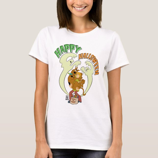 Scooby-Doo | Frohe Halloween T-Shirt (Vorderseite)