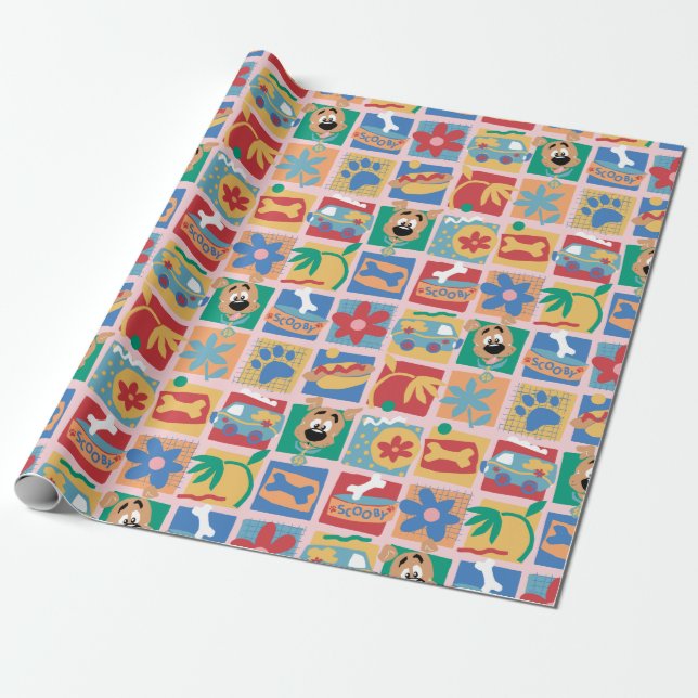 Scooby-Doo | Fun Baby Pattern Geschenkpapier (Ungerollt)