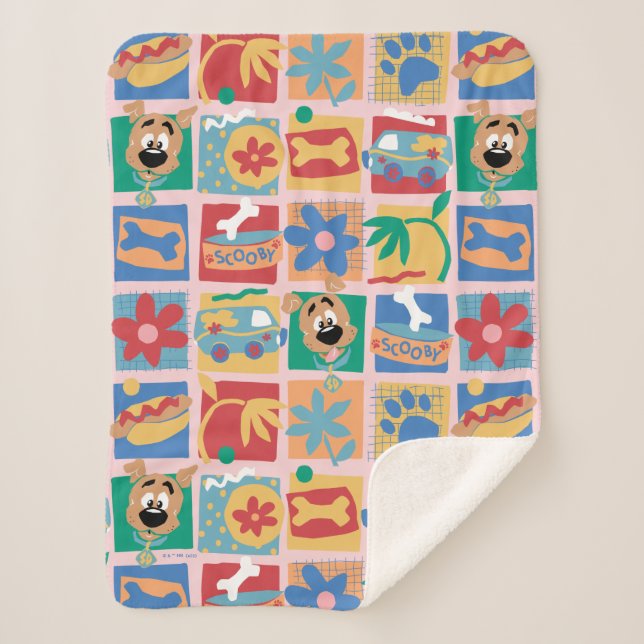 Scooby-Doo | Fun Baby Pattern Sherpadecke (Vorderseite)