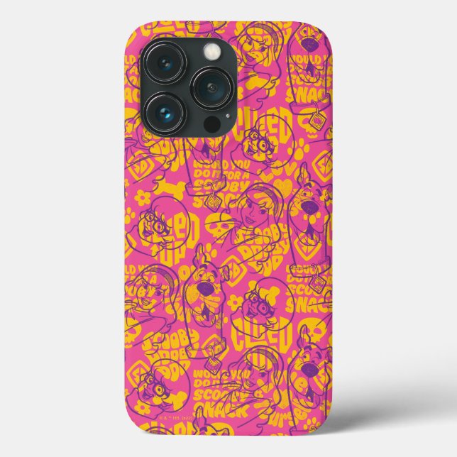 Scooby-Doo | Funky Blume Pattern Case-Mate iPhone Hülle (Rückseite)