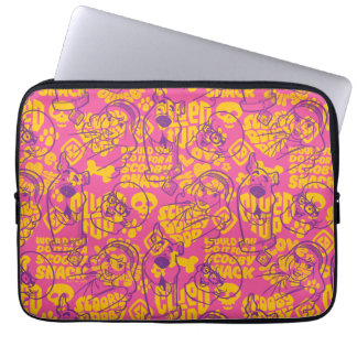 Scooby-Doo | Funky Blume Pattern Laptopschutzhülle