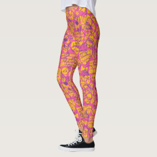 Scooby-Doo   Funky Blume Pattern Leggings