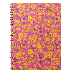 Scooby-Doo   Funky Blume Pattern Notizblock