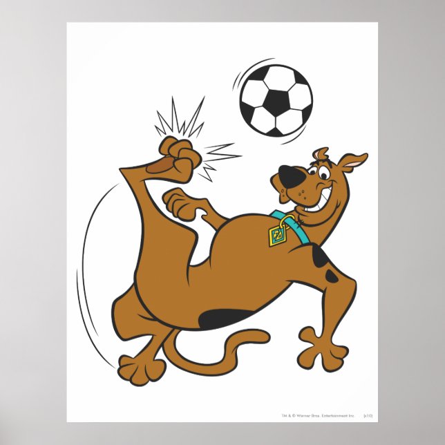 Scooby-Doo Fußball-Overhead Kick Poster (Vorne)