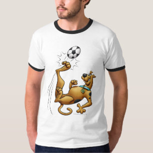 Scooby-Doo Fußball-Rückzieher-Spritzpistole T-Shirt