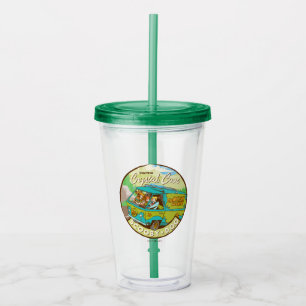 Scooby-Doo Gang durch "Kristallbucht" Acryltrinkbecher