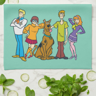 Scooby-Doo | Ganze Gang 14 Mystery Inc. Geschirrtuch