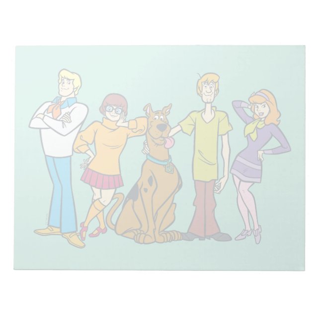 Scooby-Doo | Ganze Gang 14 Mystery Inc. Notizblock (Vorderseite)
