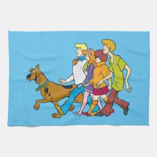 Scooby-Doo Ganze Gang 18 Mystery Inc. Geschirrtuch