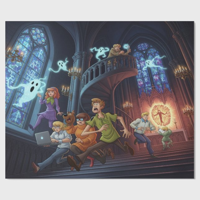 Scooby-Doo: Gothic Gateway Gift Wrap Geschenkpapier (Flach)