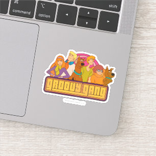 Scooby-Doo   "Groovy Gang" Retro Cartoon Graphic Aufkleber