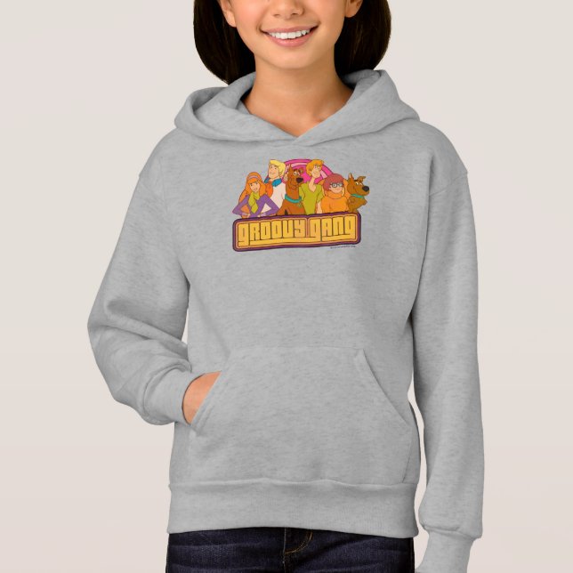 Scooby-Doo | "Groovy Gang" Retro Cartoon Graphic Hoodie (Vorderseite)
