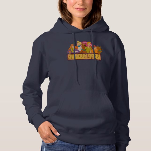 Scooby-Doo | "Groovy Gang" Retro Cartoon Graphic Hoodie (Vorderseite)