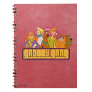 Scooby-Doo   "Groovy Gang" Retro Cartoon Graphic Notizblock