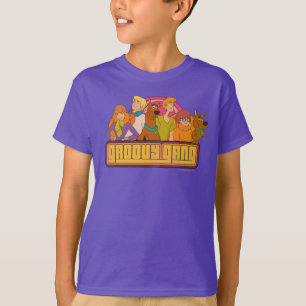 Scooby-Doo "Groovy Gang" Retro Cartoon Graphic T-Shirt