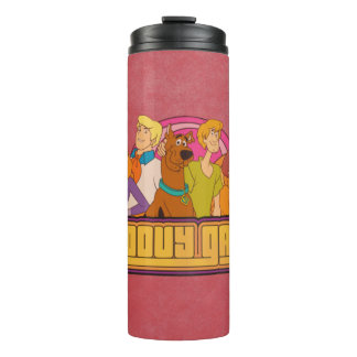 Scooby-Doo | "Groovy Gang" Retro Cartoon Graphic Thermosbecher