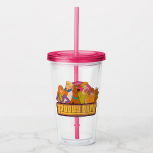 Scooby-Doo   "Groovy Gruppen-" Retro Acryltrinkbecher