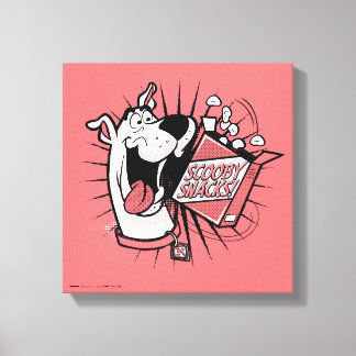 Scooby-Doo Halftone Scooby Snacks Leinwanddruck