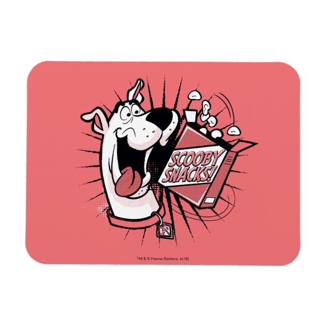 Scooby-Doo Halftone Scooby Snacks Magnet (Horizontal)