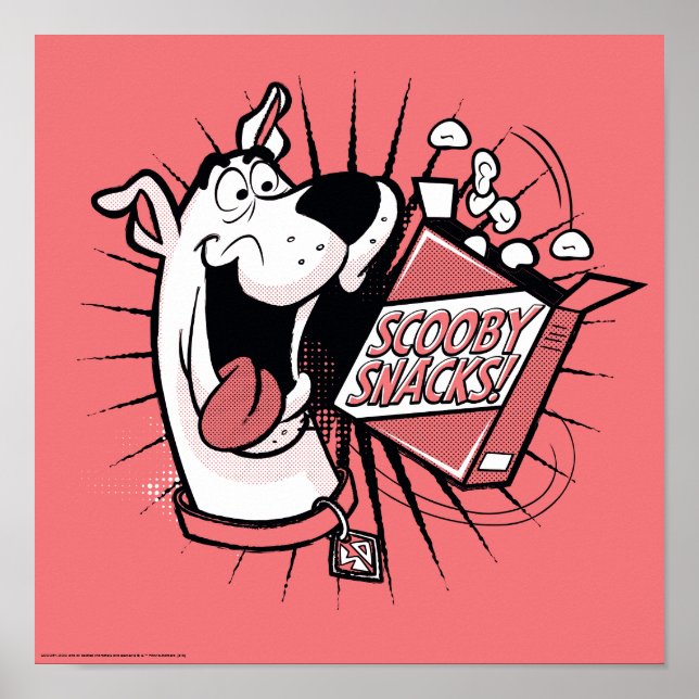 Scooby-Doo Halftone Scooby Snacks Poster (Vorne)