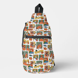 Scooby-Doo Halloween-Fotos Muster Crossbody Bag