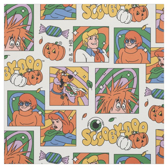Scooby-Doo Halloween-Fotos Muster Stoff (Muster)