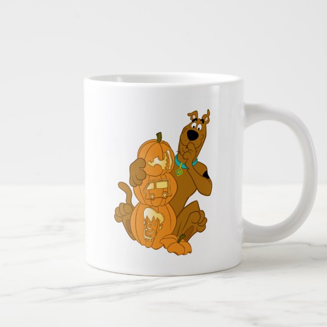 Scooby-Doo| Halloween Jack-O-Lantern Jumbo-Tasse (Rechts)