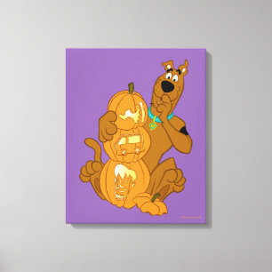 Scooby-Doo   Halloween Jack-O-Lantern Leinwanddruck