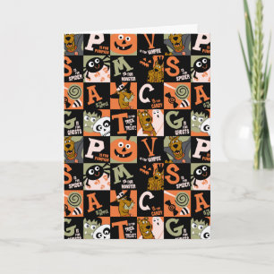 Scooby-Doo   Halloween Pattern Karte