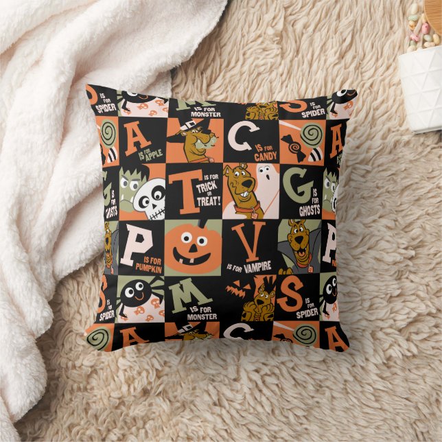 Scooby-Doo | Halloween Pattern Kissen (Decke)