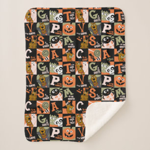 Scooby-Doo   Halloween Pattern Sherpadecke