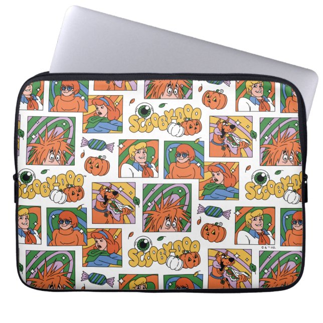Scooby-Doo Halloween Photos Pattern Laptopschutzhülle (Vorderseite)