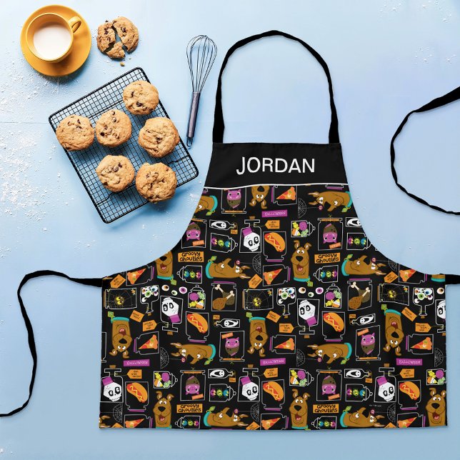 Scooby-Doo | Halloween Scooby-Doo-Muster Schürze (Apron on counter)