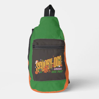 Scooby-Doo-Halloween-Snack-Logo Crossbody Bag