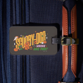 Scooby-Doo Halloween-Snack-Logo Gepäckanhänger