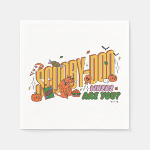 Scooby-Doo Halloween-Snack-Logo Serviette