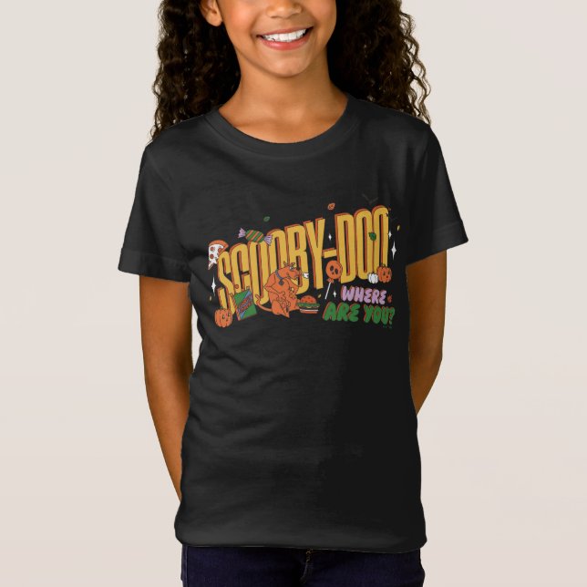 Scooby-Doo-Halloween-Snack-Logo T-Shirt (Vorderseite)