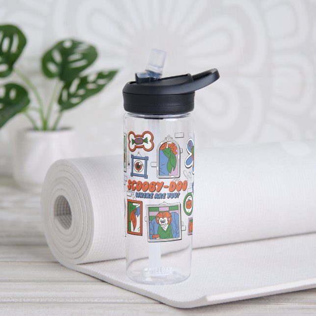 Scooby-Doo Halloween-Wandbild mit Bilderrahmen Trinkflasche (Yoga)