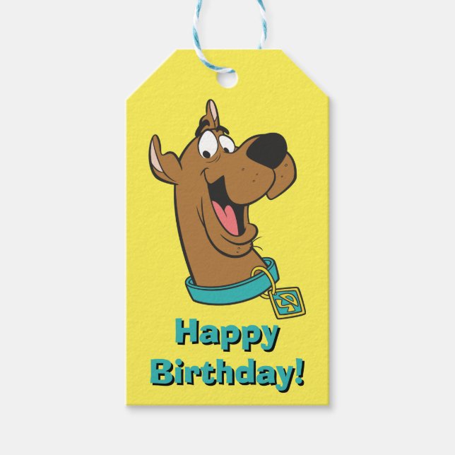 Scooby-Doo Happy Face Geschenkanhänger (Vorderseite)