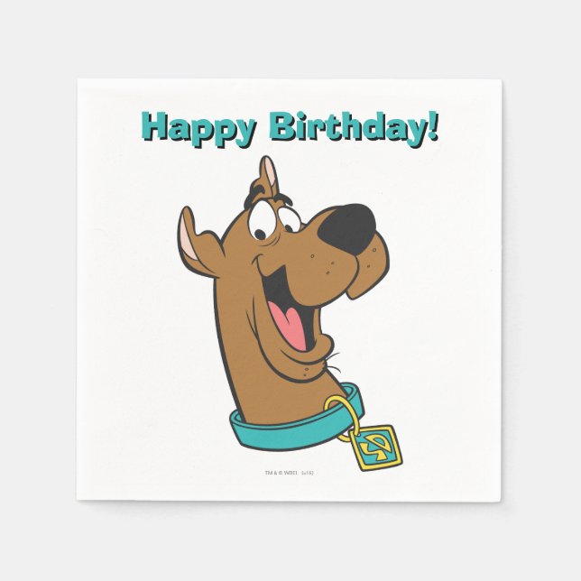 Scooby-Doo Happy Face Serviette (Vorderseite)