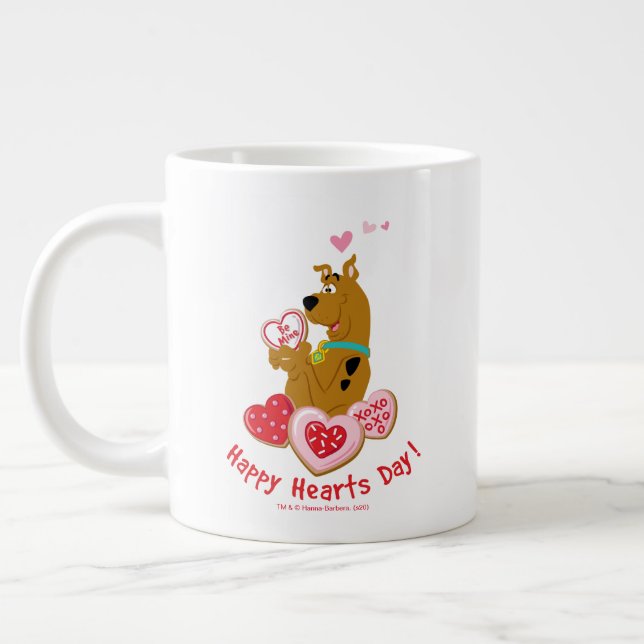 Scooby-Doo - Happy Hearts Day Jumbo-Tasse (Links)